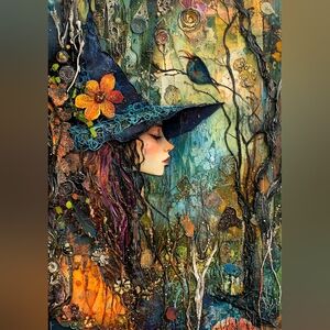 Beautiful Wilmstical Witch Print